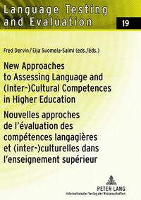 Vorderes Coverbild New Approaches to Assessing Language and (Inter-)Cultural Competences in Higher Education / Nouvelles approches de l’évaluation des compétences langagières et (inter-)culturelles dans l’enseignement supérieur