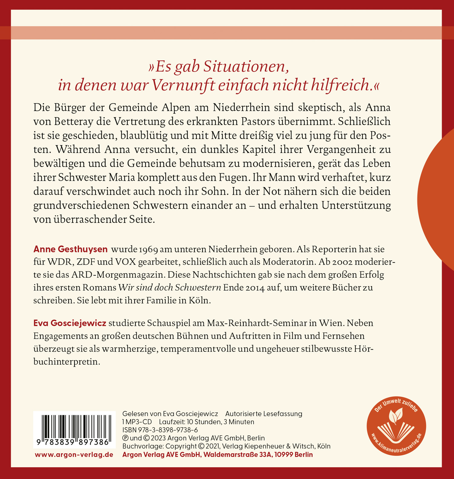 Rückseitencover Wir sind schließlich wer