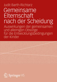 Vorderes Coverbild Gemeinsame Elternschaft nach der Scheidung