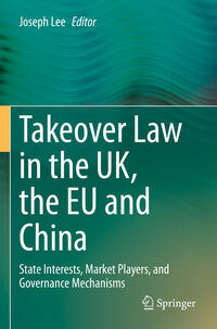 Vorderes Coverbild Takeover Law in the UK, the EU and China