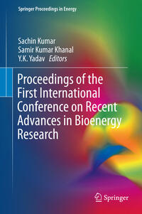 Vorderes Coverbild Proceedings of the First International Conference on Recent Advances in Bioenergy Research