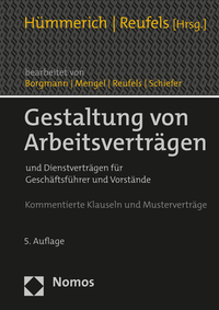 Vorderes Coverbild Gestaltung von Arbeitsverträgen