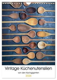 Vorderes Coverbild Vintage Küchenutensilien (Wandkalender 2026 DIN A4 hoch), CALVENDO Monatskalender