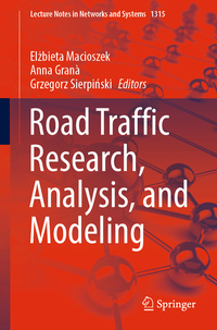 Vorderes Coverbild Road Traffic Research, Analysis, and Modeling