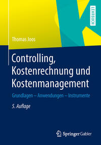 Vorderes Coverbild Controlling, Kostenrechnung und Kostenmanagement