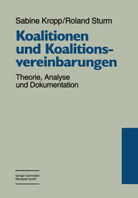 Vorderes Coverbild Koalitionen und Koalitionsvereinbarungen