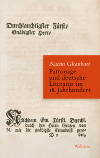 Vorderes Coverbild Patronage und deutsche Literatur im 18. Jahrhundert