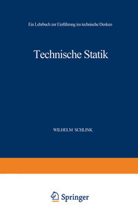 Vorderes Coverbild Technische Statik