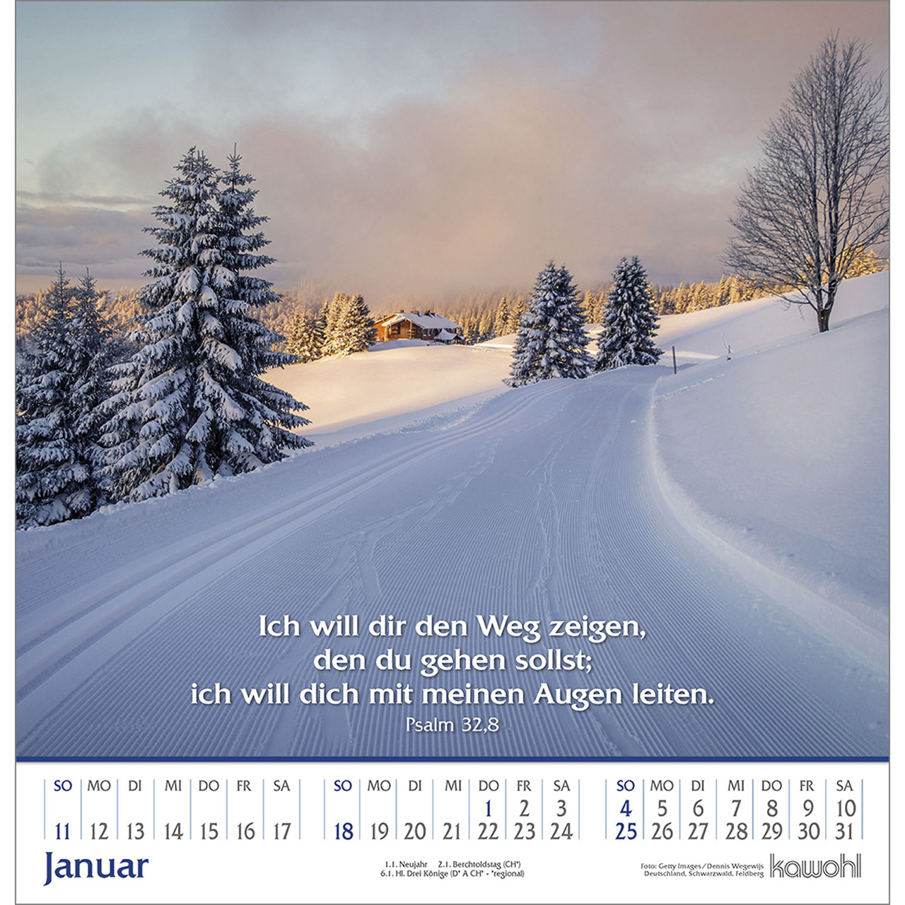 Beispielinhalt (Bild) Glanz der Berge 2026