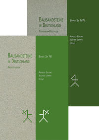 Vorderes Coverbild Bausandsteine in Deutschland Band 3 A: Niedersachsen Band 3 B: Nordrhein-Westfalen