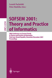 Vorderes Coverbild SOFSEM 2001: Theory and Practice of Informatics