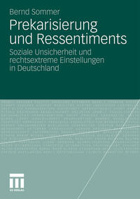 Vorderes Coverbild Prekarisierung und Ressentiments