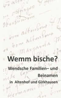 Vorderes Coverbild Wemm bische