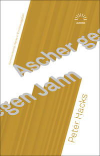 Vorderes Coverbild Ascher gegen Jahn