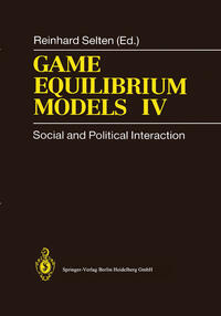 Vorderes Coverbild Game Equilibrium Models IV