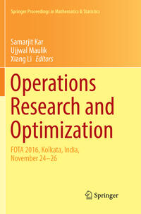 Vorderes Coverbild Operations Research and Optimization
