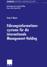 Vorderes Coverbild Führungsinformationssysteme für die internationale Management-Holding