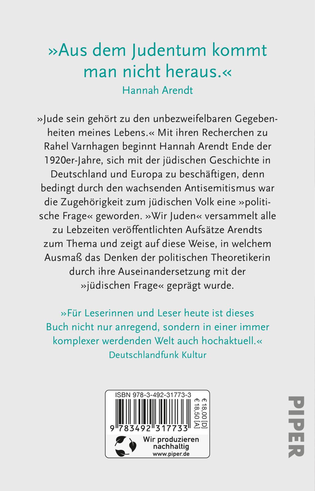 Rückseitencover Wir Juden
