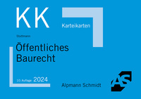 Vorderes Coverbild Karteikarten Öffentliches Baurecht