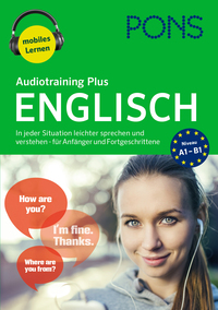 Vorderes Coverbild PONS Audiotraining Plus Englisch