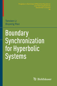 Vorderes Coverbild Boundary Synchronization for Hyperbolic Systems