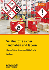 Vorderes Coverbild Gefahrstoffe sicher handhaben und lagern