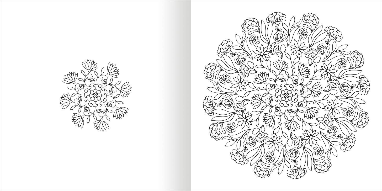 Beispielinhalt (Bild) Mandala-Zauber – Blütentraum