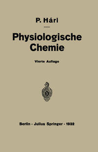 Vorderes Coverbild Kurzes Lehrbuch der Physiologischen Chemie
