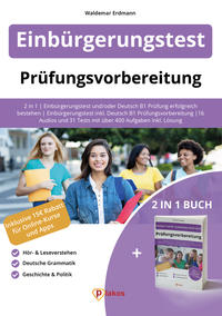Vorderes Coverbild Einbürgerungstest Vorbereitung + Deutsch B1