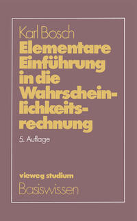 Vorderes Coverbild Elementare Einführung in die Wahrscheinlichkeitsrechnung