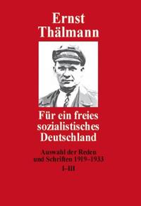 Vorderes Coverbild Für ein freies sozialistisches Deutschland