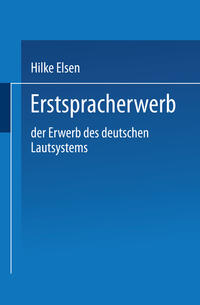 Vorderes Coverbild Erstspracherwerb