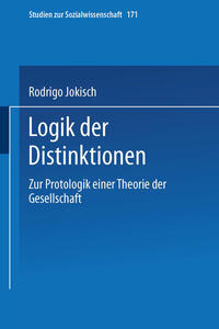 Vorderes Coverbild Logik der Distinktionen