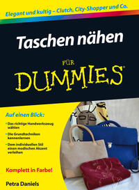 Vorderes Coverbild Taschen nähen für Dummies