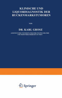 Vorderes Coverbild Klinische und Liquordiagnostik der Rückenmarkstumoren