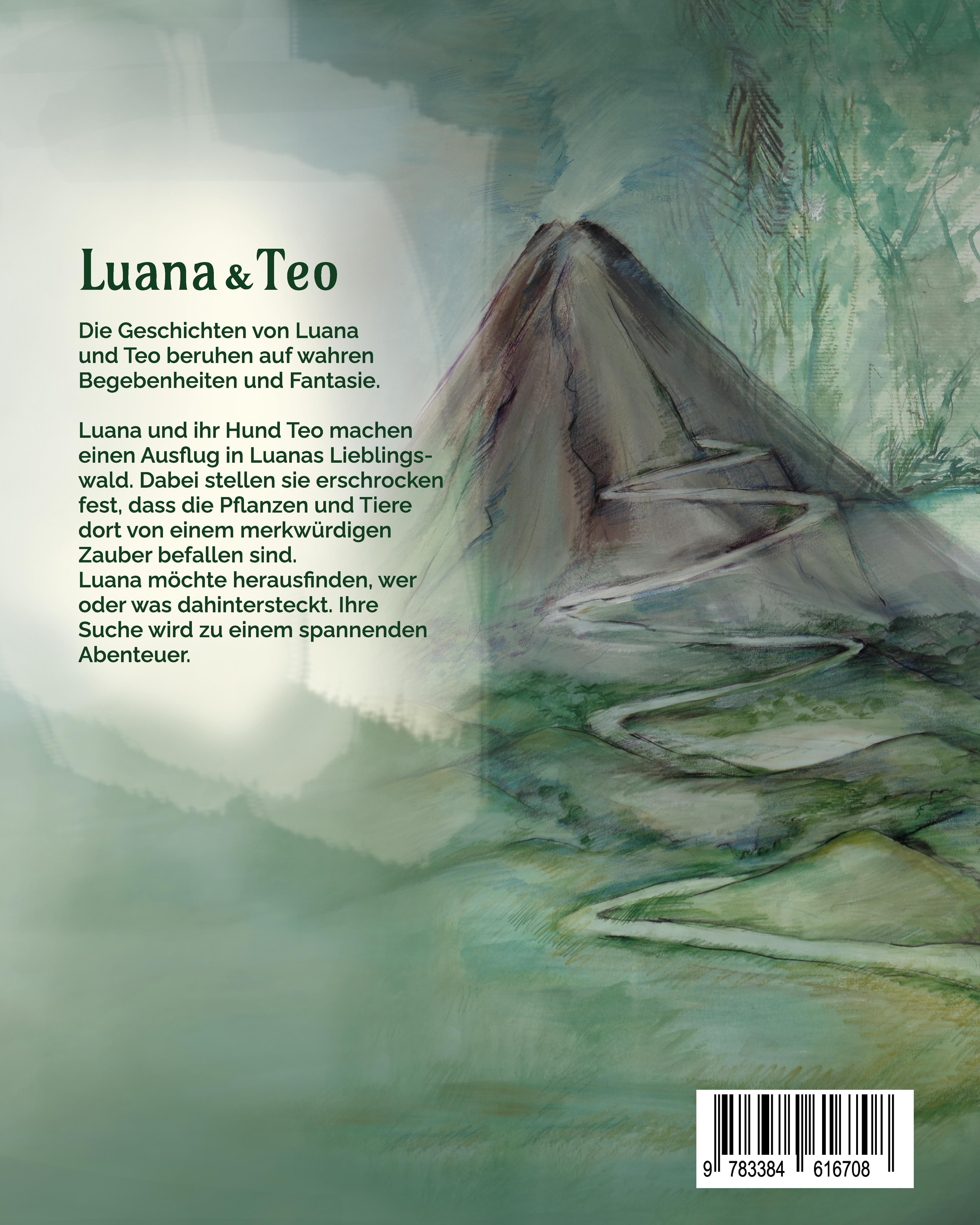 Rückseitencover Luana und Teo im Dschungelwald