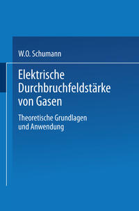 Vorderes Coverbild Elektrische Durchbruchfeldstärke von Gasen
