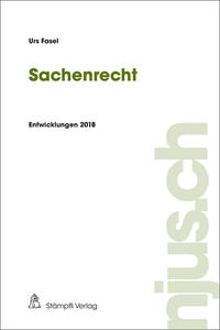 Vorderes Coverbild Sachenrecht