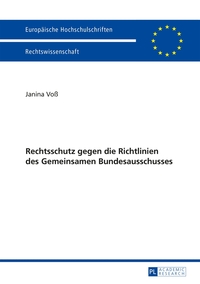 Vorderes Coverbild Rechtsschutz gegen die Richtlinien des Gemeinsamen Bundesausschusses