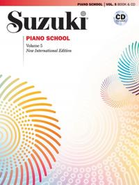 Vorderes Coverbild Suzuki Piano School New International Edition Piano Book and CD, Volume 5