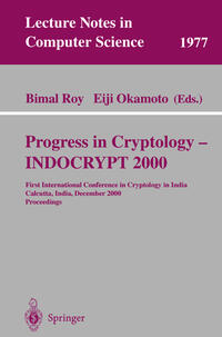 Vorderes Coverbild Progress in Cryptology - INDOCRYPT 2000