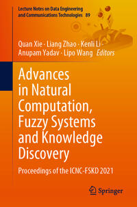 Vorderes Coverbild Advances in Natural Computation, Fuzzy Systems and Knowledge Discovery