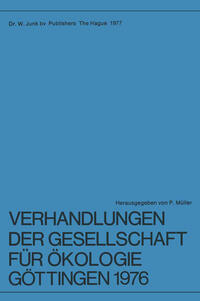 Vorderes Coverbild Verhandlungen der Gesellschaft für Ökologie, Göttingen 1976