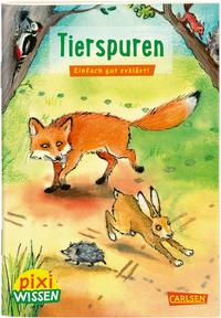 Vorderes Coverbild Pixi Wissen 107: Tierspuren