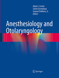 Vorderes Coverbild Anesthesiology and Otolaryngology