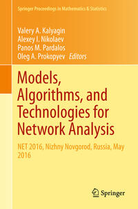 Vorderes Coverbild Models, Algorithms, and Technologies for Network Analysis