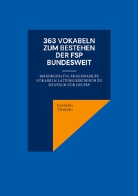 Vorderes Coverbild 363 Vokabeln zum Bestehen der FSP bundesweit