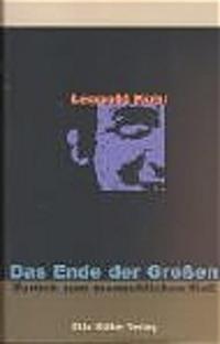 Vorderes Coverbild Das Ende der Großen
