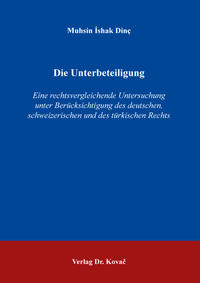 Vorderes Coverbild Die Unterbeteiligung