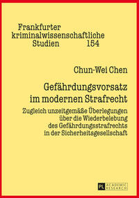 Vorderes Coverbild Gefährdungsvorsatz im modernen Strafrecht